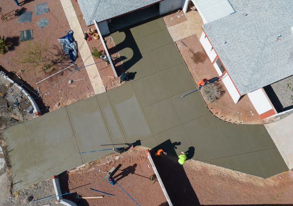 Concrete Driveway Finishing in Dublin